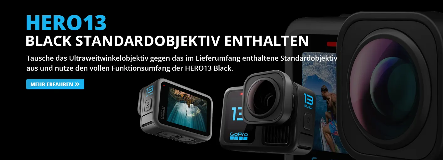 HERO 12 BLACK STANDARDOBJEKTIV ENTHALTEN HERO 12