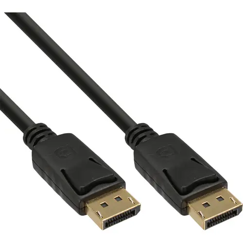 InLine 20pol. Stecker an 20pol. Stecker DisplayPort Kabel 2 m schwarz