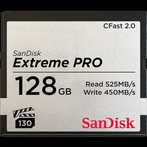 SanDisk CFast 2.0 Extreme Pro 128 GB 525 MB/s Speicherkarte
