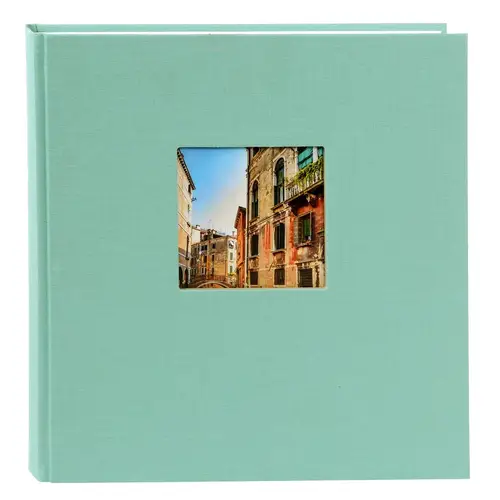 Goldbuch Bella Vista 25x25 cm aqua, 60 weiße Seiten, Buchalbum