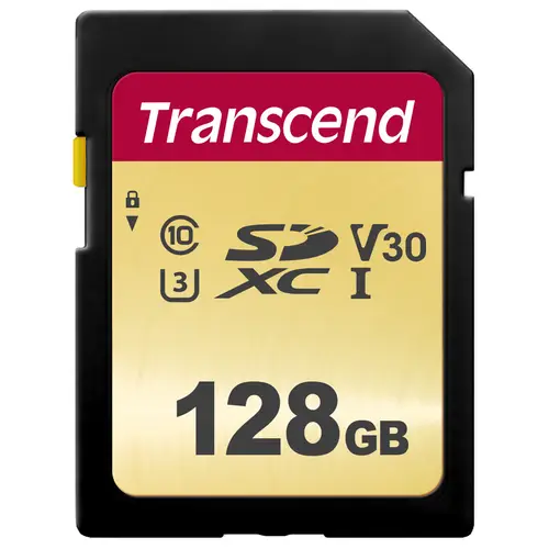 Transcend 128GB SDXC-Karte 500S UHS-I U3 V30 95/50MB/s