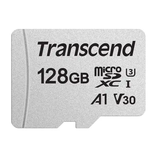 Transcend 128 GB microSDXC-Karte 300S UHS-I U3 A1 V30 100/35MB/s