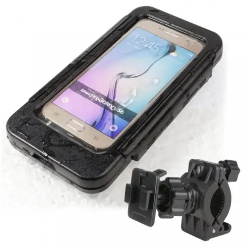 Fontastic Schutzhülle Splash inkl. Fahrradhalterung schwarz 5,5 Zoll (BULK)