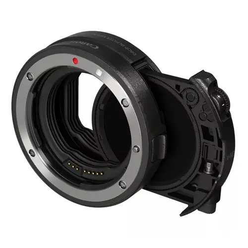 Canon EF-EOS R Adapter mit Graufilter Einsteckfilter (V-ND)