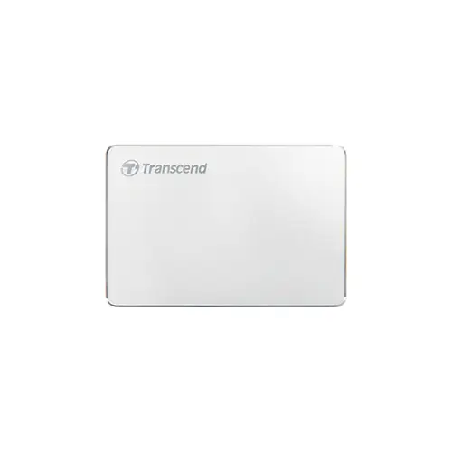Transcend StoreJet 25C3S 1TB silber portable externe 2,5' HDD-Festplatte"