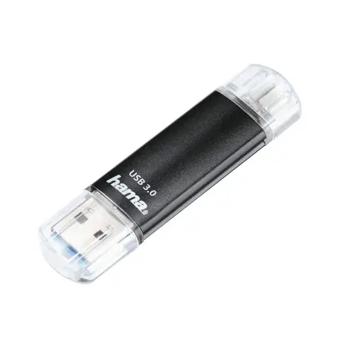 Hama FlashPen Laeta Twin USB 3.0 16 GB 40MB/s schwarz USB-Stick