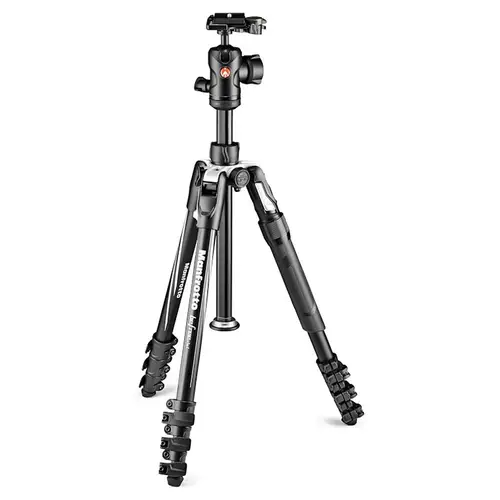 Manfrotto Befree 2N1 Alu Reisestativ mit Klemmverschluss+integr. Einbeinstativ