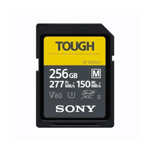 Sony SDXC-Karte 256 GB TOUGH Cl10 UHS-II U3 V60, 277/150 MB/s