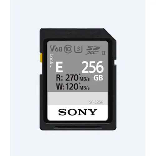 Sony SDXC-Karte 256GB Cl10 UHS-II U3 V60 270/120 MB/s