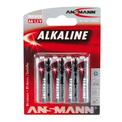 Ansmann RED Alkaline Mignon AA/LR6 4-er