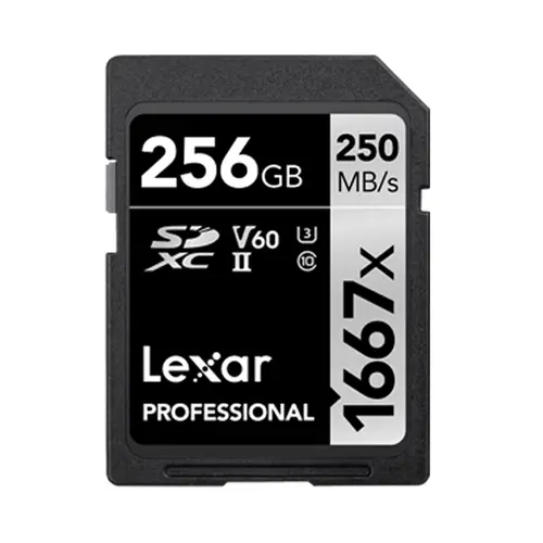 Lexar 1667x SDXC 256 GB, C10, U3, V60 Professional Speicherkarte