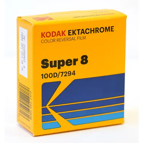 Kodak S8 Ektachrome 100D 7294, 8 mm x 15 m, Perf. 1R Schmalfilm