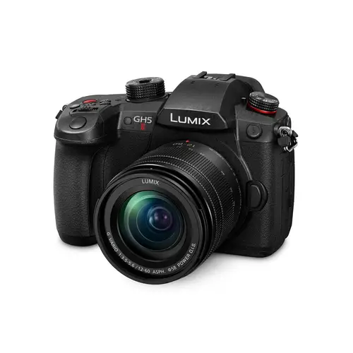 Panasonic Lumix DMC-GH5 II+G 12-60 mm Power OIS, schwarz, Kamerakit