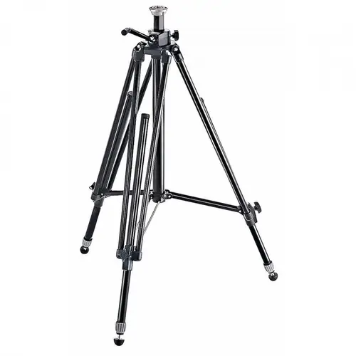 Manfrotto 028B Triman Studio Alu Stativ mit Mittelspinne schwarz
