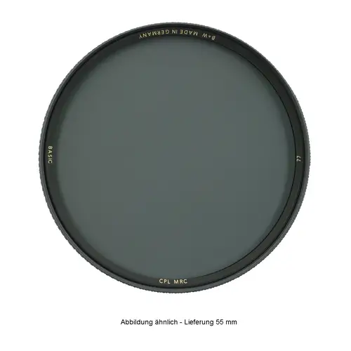 B+W BASIC Zirkular Polfilter MRC 55 mm