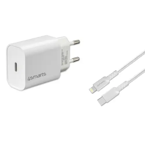 4smarts VoltPlug PD 20W und USB-C auf Lightning Kabel, Netzladegerät