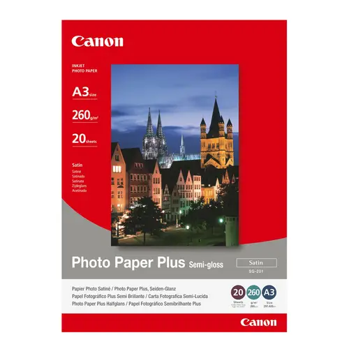 Canon SG-201 Fotopapier A3+, 20 Blatt 260g/m² Plus seidenglanz