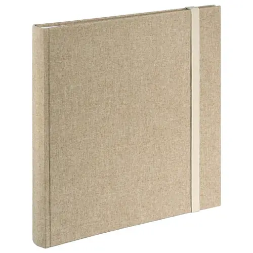 Hama Tessuto 30x30 cm beige Buchalbum mit 60 weißen Seiten