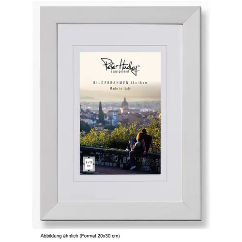 Peter Hadley Nina 20x30 cm weiß, Holzrahmen
