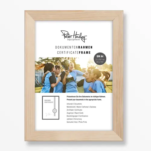 Peter Hadley Nina 21x29,7 cm (=A4) natur Holzrahmen