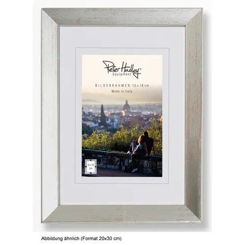 Peter Hadley Nina 20x30 cm silber Holzrahmen