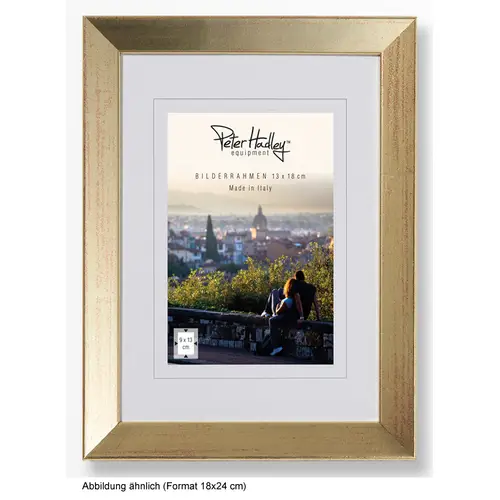 Peter Hadley Nina 18x24 cm gold, Holzrahmen