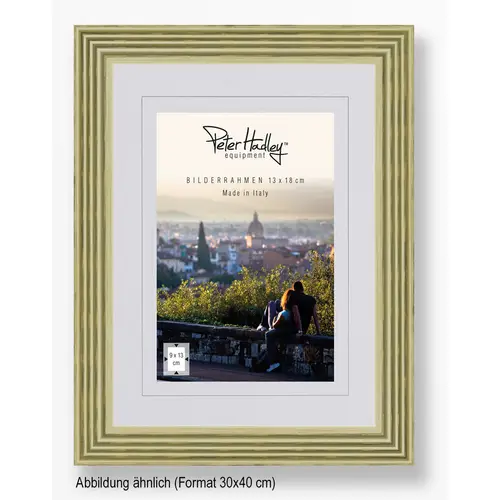 Peter Hadley Arezzo 30x40 cm, grün, Holzrahmen