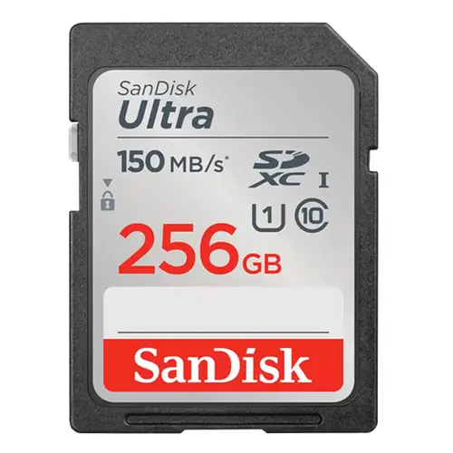 SanDisk 256 GB SDXC-Karte Ultra UHS-I U1 Class10 150 MB/s, Speicherkarte