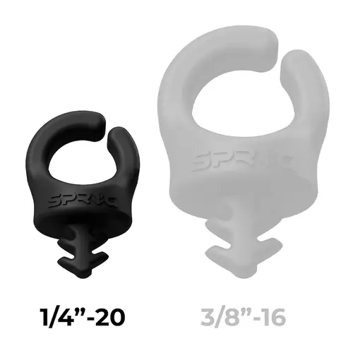 Sprig 6er Pack Black (1/4'-20) Kabel- Management"