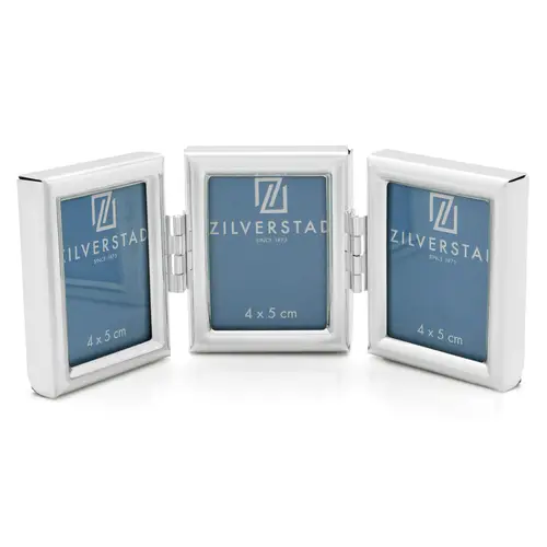 Zilverstad Sweet Memory 3fach 3,5x4,5 cm silber-glanz, Mini-Metallrahmen