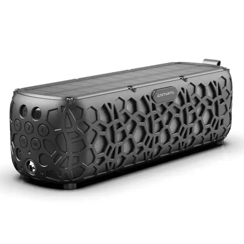 4smarts Endless Summer schwarz, Solar Wireless Stereo-Lautsprecher