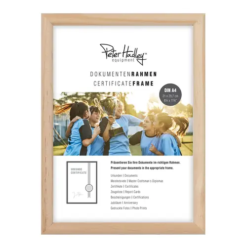 Peter Hadley Rondo A4 natur, Holzrahmen (21x29,7 cm)