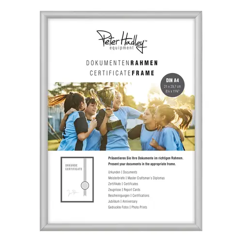 Peter Hadley Tibet A4 silber-matt, Alurahmen (21x29,7 cm)