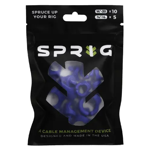 Sprig Value Pack Blue (10x1/4'+5x3/8'") Kabel-Management"