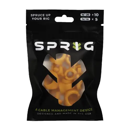 Sprig Value Pack Orange (10x1/4'+5x3/8'") Kabel-Management"