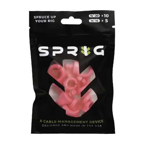 Sprig Value Pack Pink (10x1/4'+5x3/8'") Kabel-Management"