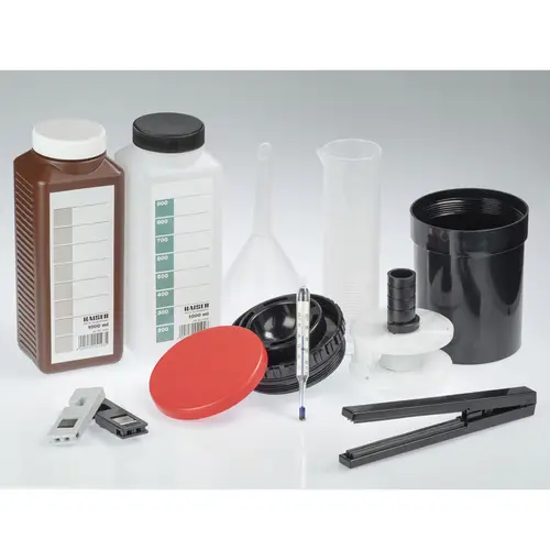 Kaiser Negativlabor-Set, Entw.-dose, Film-Abstreifer/-Klammern, Trichter uvm.