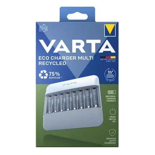 Varta Eco Charger Multi Recycled, Ladegerät