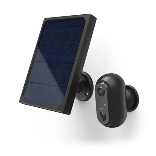 Hama WLAN Kamera, Akku, Solar Außenkamera mit Bewegungsmelder