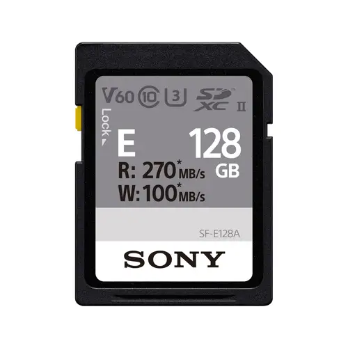 Sony SDXC-Karte 128 GB Cl10 UHS-II U3 V30 270/100 MB/s