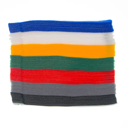 Filmsticks Hook&Loop Ties 12x200 mm, Kabelbinder in 7 Farben, 105 Stück