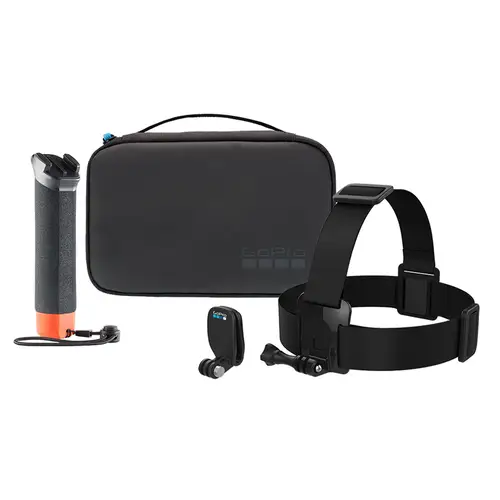 GoPro Adventure Kit 3.0, Handgriff, Kopfgurt und Etui