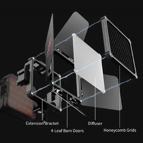 Zhiyun FIVERAY M20C COMBO RGB LED Leuchte mit Zubehör