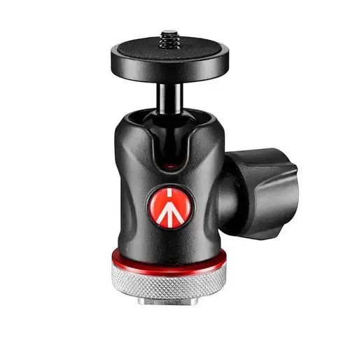 Manfrotto 492 Kugelkopf mit Blitzschuh für Kameras bis 4 kg