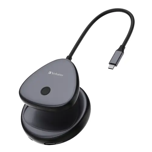 Verbatim Share My Screen WDA-02, 4K Wireless Video-Adapter mit Hub