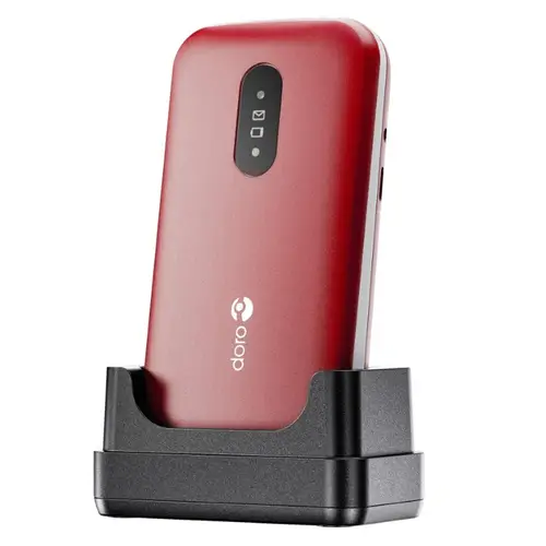 Doro 2820 rot, Klapphandy mit Tasten