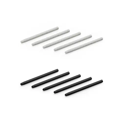 Xencelabs 10er Pack Combo Stiftspitzen 5 Standard Pen Nibs/5 Felt Pen Nibs