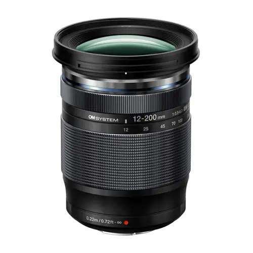 OM SYSTEM M.Zuiko ED 3,5-6,3/12-200 mm schwarz, Objektiv