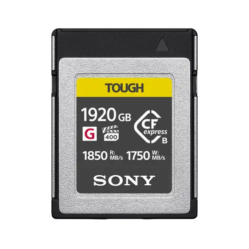 Sony CFexpress 1920 GB Typ B TOUGH R1850/W1750MB/s, Speicherkarte