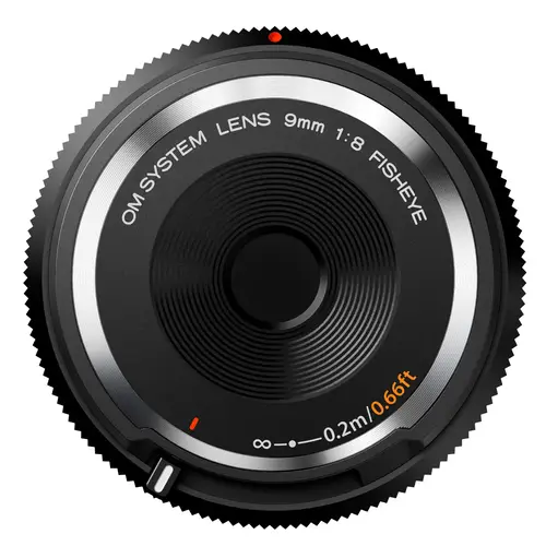 OM SYSTEM Body Cap Lens 8,0/9 mm schwarz Fisheye Objektiv